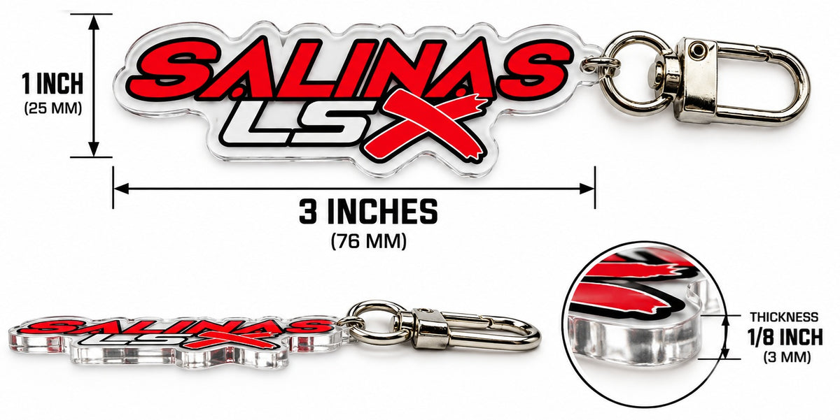 SALINAS LSX ACRYLIC KEYCHAIN