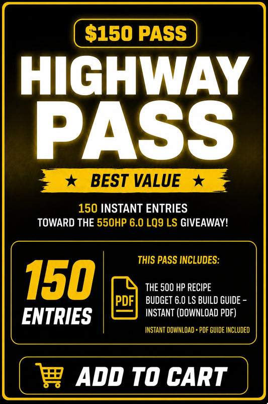 $150 Pass 150 Entries