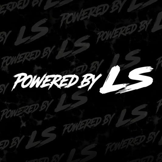 Powered by LS  | Premium Die-Cut Vinyl Sticker