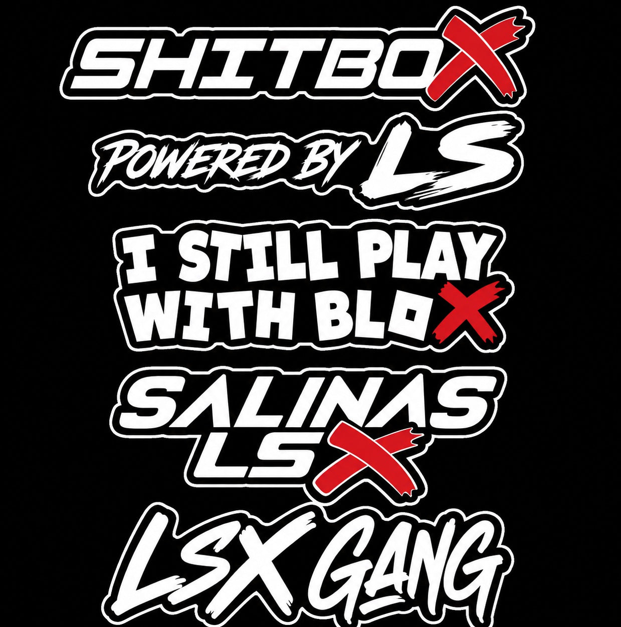 BUNDLE & SAVE SALINAS LSX 5-PIECE DECAL PACK