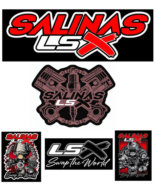 SALINAS LSX 5-PIECE STICKER BUNDDLE