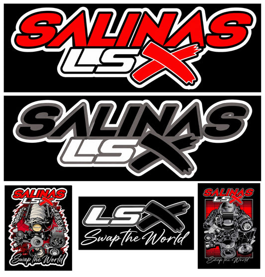 SALINAS LSX SUPER PACK 5 LSX STICKERS