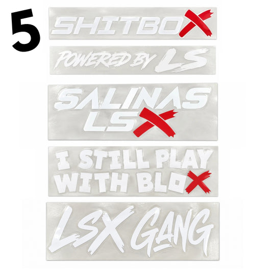 BUNDLE & SAVE SALINAS LSX 5-PIECE DECAL PACK