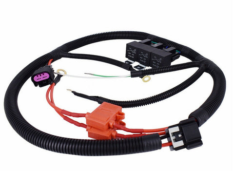 FREE SHIPPING! New For 99-06 ECU Control Dual Electric Fan Upgrade Wiring Harness